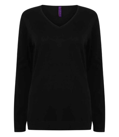 Uclo Ladies Lightweight Cotton Acrylic V Neck Sweater